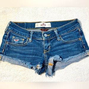 Hollister denim shorts size 0